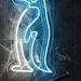 Chill Penguin Neon Sign | 20x11 Inch LED Neon Flex Wall Light | Plug In Room Decor for Bedroom, Kids Room, Bar, Nursery | Custom Animal Theme Neon Light | Modern Home & Wall Decoration 2