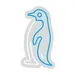 Custom Neon | Chill Penguin Neon Sign | 20x11 Inch 3