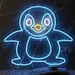 Custom Neon | Quirky Penguin Neon Sign | 20x23 Inch 1