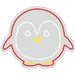 Custom Neon | Joyful Penguin Neon Sign | 20x24 inches | Red, White & Yellow 3