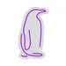 Custom Neon | Purple Penguin Neon Sign | 19x11 inches 3