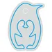Custom Neon | Penguin Family Neon Sign | 23x17 inches | Blue Glow | Nursery & Home 3