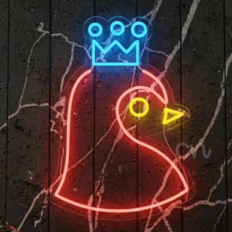 Custom Neon | Neon Flex King Penguin Sign | 22x16
