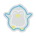 Custom Neon | Cute Penguin Neon Sign | 19x20 inches | Blue White Yellow 3