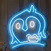 Custom Neon | Cartoon Character Neon Sign | 23x20 inches | Blue & White 1