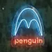 Penguin Neon Sign 20x16 Inch LED Neon Wall Light, Blue and Red Penguin Design Neon Flex, Plug In Custom Name Neon Sign, Bedroom Wall Decor, Living Room, Kids Room, Gaming Room, Bar, Cafe, Party Light 1