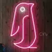 Custom Neon | Pink Penguin Neon Sign 21x13 Inch 1