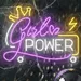 Custom Neon|17x24 Girl Power Neon Sign with Crown, Heart & Lightning Bolt | Purple, White & Yellow LED Empowerment Wall Art| Energy-Efficient Neon Light for Bedroom, Office, Beauty Salon, Studio 2