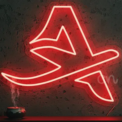 Letter A Neon Sign Red LED Flex Wall Light – Custom Neon Initial Sign for Bedroom, Living Room, Bar, Party, Wedding, Shop | Personalized Neon Letter A Wall Decor | Home, Gaming, Event Neon Display