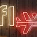 Custom Neon | Fly Neon Sign LED Wall Light with Airplane Logo | 15x23 2