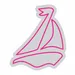 Custom Neon | Sailboat Design Neon Sign | 21x18 | Hot Pink 3