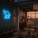 Custom Neon | Camel Outline Neon Sign | 20x24 | Ice Blue 1