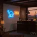 Custom Neon | Camel Outline Neon Sign | 20x24 | Ice Blue 2