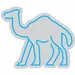 Custom Neon | Camel Outline Neon Sign | 20x24 | Ice Blue 3
