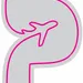 Custom Neon | Airplane Neon Sign LED Wall Decor | 23x19 | Pink 1