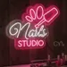 Custom Neon | Custom Neon Sign | 24x20 | Pink & White 2
