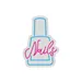 Custom Neon | Nails LED Neon Sign with Nail Polish Bottle Design | Pink & Blue Energy-Efficient Wall Decor for Nail Salons, Spas, Beauty Bars|Durable Long-Lasting Accent Lighting | 24x17 3