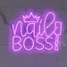 Custom Neon | Nail Boss LED Neon Sign | 14x18 | Purple 1