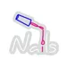 Custom Neon | Nails Neon Sign with Nail Polish Bottle Design | 15x17 | Pink White Blue 3