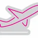 Custom Neon | Airplane LED Neon Sign | Energy-Efficient Pink and White Wall Decor for Home, Events, Parties, and Businesses | 14x22 | Pink and White 3