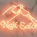Custom Neon | Nail Salon Sign with Nail Polish Brush Illustration for Beauty Studios, Nail Bars, and Spas | Energy-Efficient LED Wall Light Accent for Branding, Ambience, and Decor | 13x20 | Orange 2