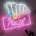 Custom Neon | Nail Neon Sign | Durable | 15x16 | Pink, Blue, Yellow, Orange,white 1