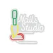 Custom Neon | Nails Studio Neon Sign | Durable | 16x16 | Green, Yellow, Red 3