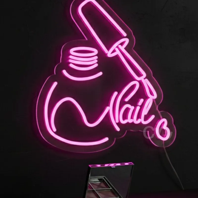 Custom Neon | Nail Polish Bottle Neon Sign | 17x15