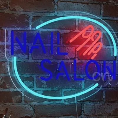 Nail Salon Neon Sign, Plug-in LED Neon Flex Light, Beauty Parlour Nail Bar Decor, Tattoo Studio Wall Neon Sign, Spa Salon Neon Board, Gaming Room Wall Art, Custom LED Neon Wall Decoration