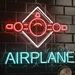 Custom Neon | Airplane Neon Sign | 20x24 2