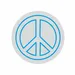 Custom Neon | Peace Symbol Neon Sign | 17x17 | Blue Light Decor for Home and Office 3