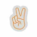Custom Neon | Peace Sign Neon Sign | 17x12 | Orange Neon Sign for Home and Party Decor 3