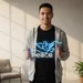 Custom Neon | Peace Neon Sign | 13x24 | Blue and White Neon Sign for Home Decor 1