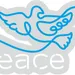 Custom Neon | Peace Neon Sign | 13x24 | Blue and White Neon Sign for Home Decor 3
