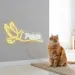 Custom Neon | Peace Neon Sign | 14x24 | Yellow Neon Sign for Home Decor & Wall Art 2