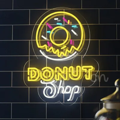Custom Neon | Donut Shop Neon Sign | 20x16