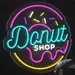 Neon Donut Shop Sign, LED Neon Wall Light, Plug-in Donut Neon Decor, Bakery Neon Display, Cafe Bar Neon Board, Bedroom Neon Wall Art, Party Decoration Neon Flex Sign, Custom Donut Neon Light 1