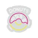 Neon Donut Sign, Plug-in LED Neon Flex Light, Donut Shop Cafe Wall Decor, Good Vibes Neon Sign for Bedroom, Bar, Kitchen, Party, Custom Donut Neon Light, Battery Free Electric Donut Board 2