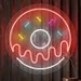 Custom Neon | Red Donut Neon Sign | 20x20 1