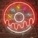 Custom Neon | Red Donut Neon Sign | 20x20 2