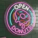 Custom Neon | Open Donuts Neon Sign Board | 18x18 2