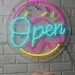 Custom Neon | Open Donut Neon Sign | 20x20 1