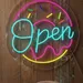 Custom Neon | Open Donut Neon Sign | 20x20 2