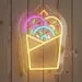 Custom Neon | Donuts Cup Neon Sign | 17x13 2