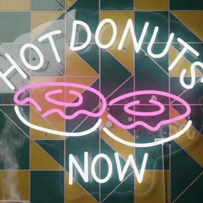 Custom Neon | Hot Donuts Now Neon Sign | 16x20
