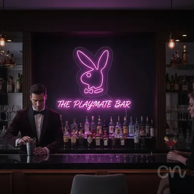 Custom Neon | Rabbit Head Neon Sign | 16x13 | Hot Pink Bright Sign for Home Office