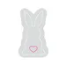 Custom Neon | Bunny with Heart Neon Sign | 18x11 | Hot Pink 3