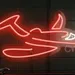 Custom Neon | Red Airplane Neon Sign | 12x24 inches 1