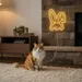 Custom Neon | Rabbit Neon Sign | 17x13 | Yellow, Red Neon Sign for Home Decor 2