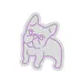 Custom Neon | Dog Neon Sign | 17x13 | Purple | Perfect for Pets Lovers and Home Decor 3